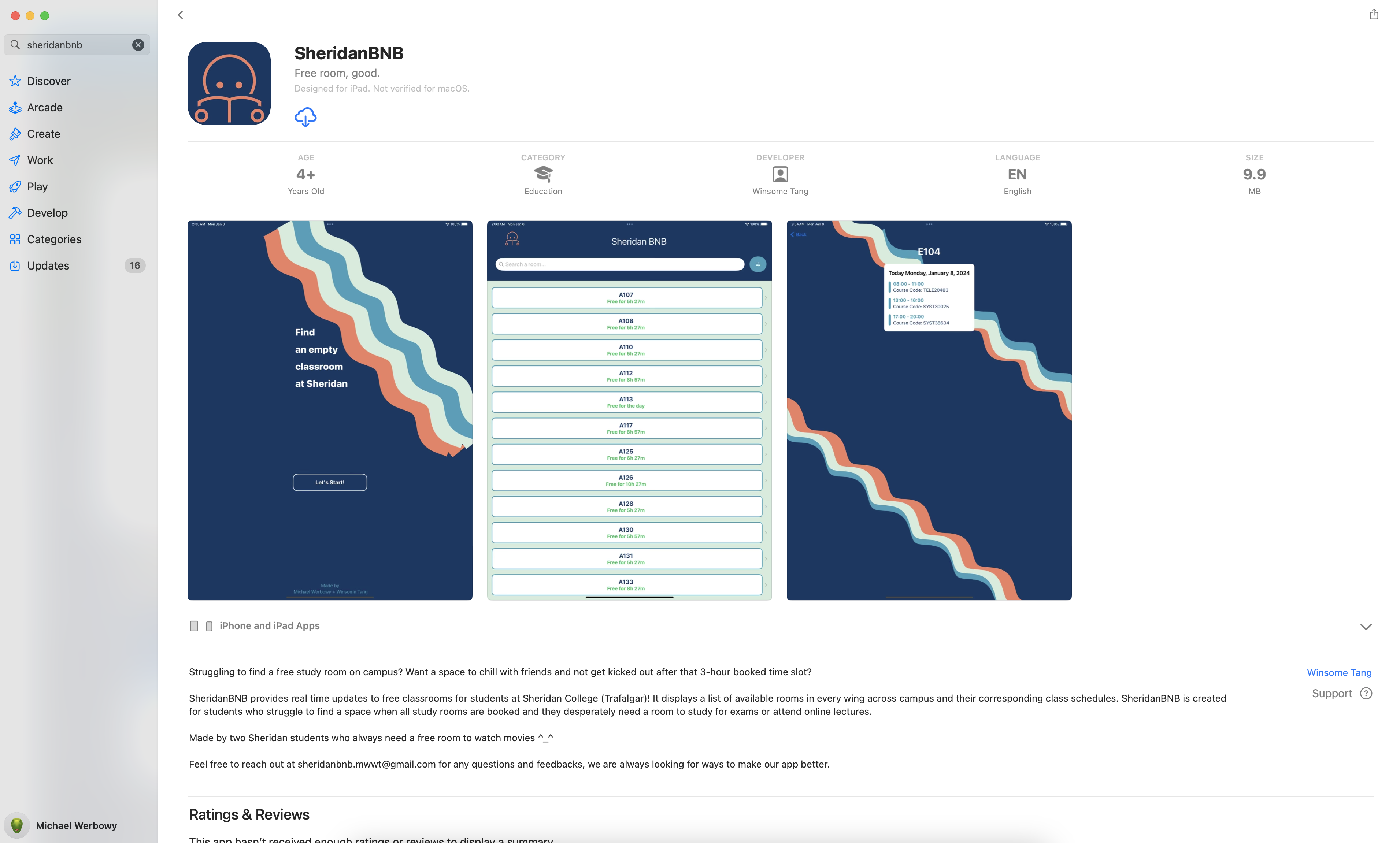 Latest Project: SheridanBNB